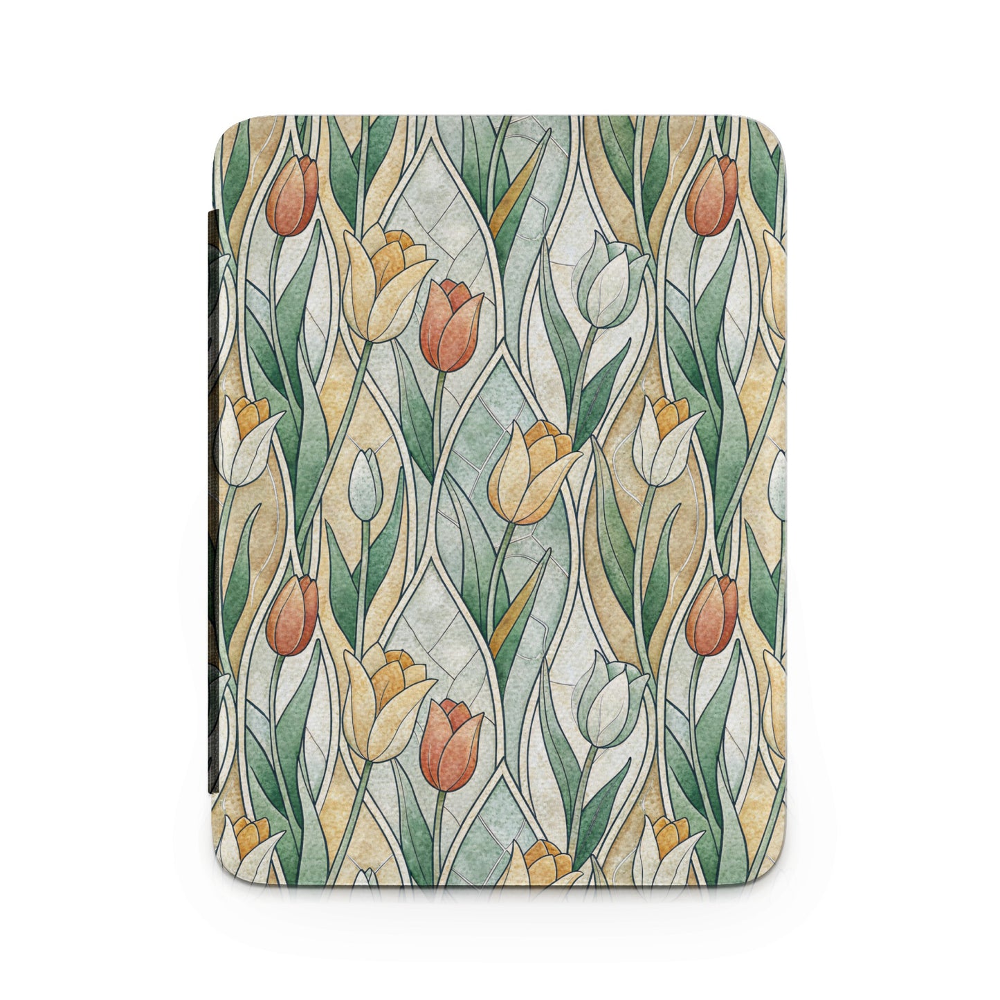 Art Nouveau Tulip Pattern Design Tablet Cover