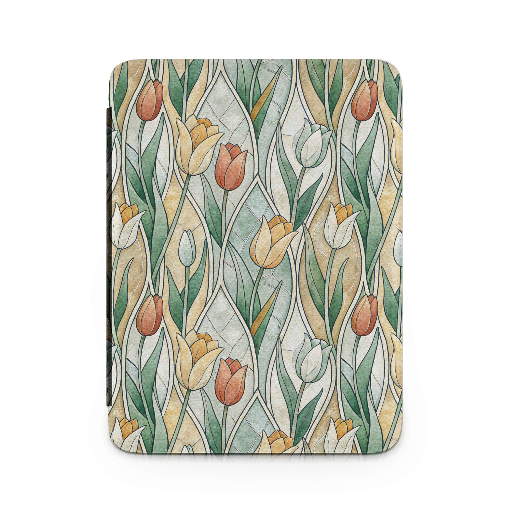 Art Nouveau Tulip Pattern Design Tablet Cover