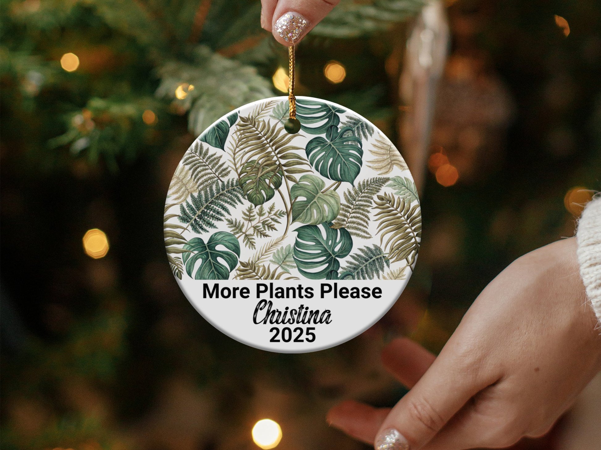More Plants Please Christina 2025 Ornament product