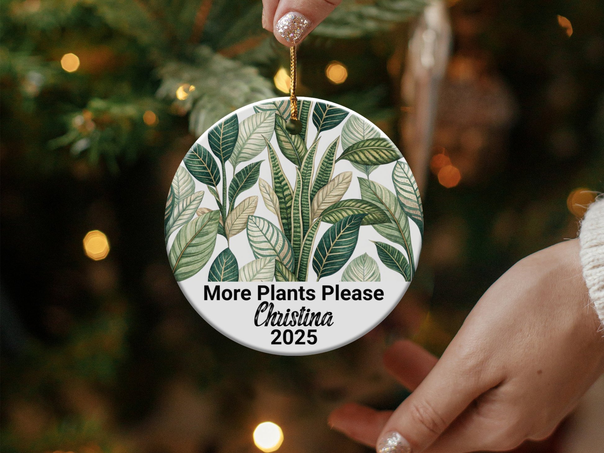 More Plants Please Christina 2025 Ornament product