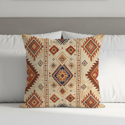 Southwestern Geometric Pattern Throw Pillow