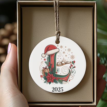 2025 Santa Hat Christmas Ornament design product