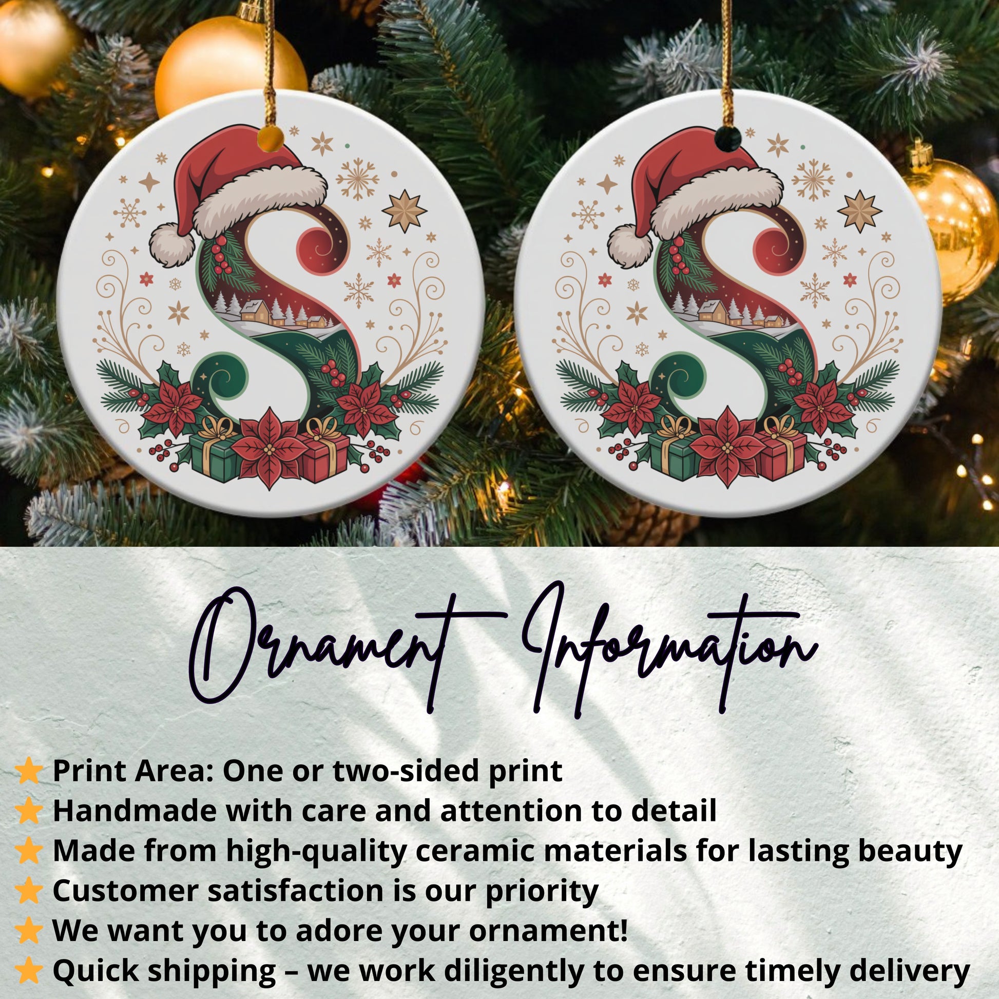 Christmas Santa Claus Themed Ornament product