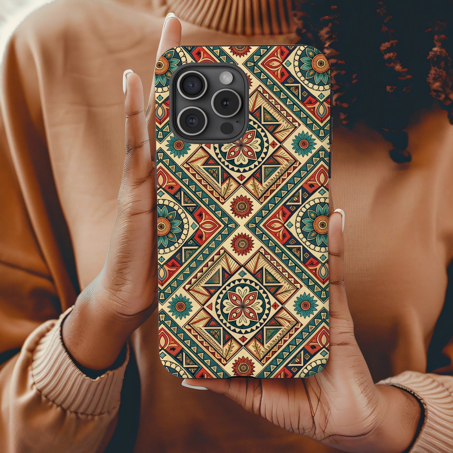 Geometric Tribal Patterned Smartphone Case