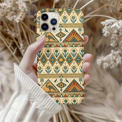 Handcrafted Eye Symbol Geometric Design Phone Case