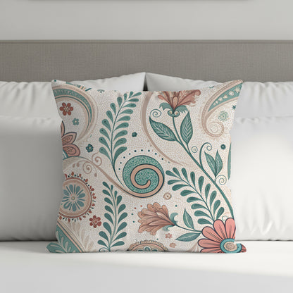 Vintage Botanical Floral Pattern Decorative Cushion