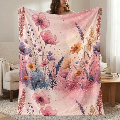 Watercolor Floral Garden Dreams Artistic Design - Walk Greener