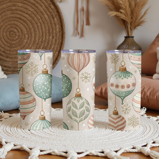 Festive Ornament Design Insulated Tumbler product