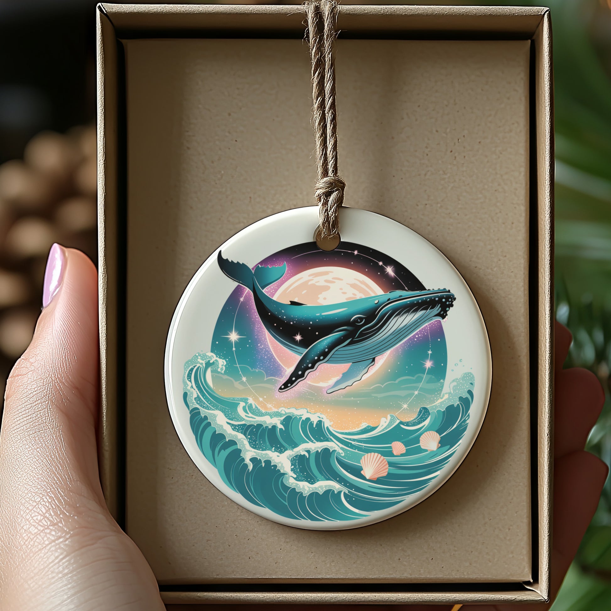Beautifully Crafted Whale Ocean Scene Artistic product