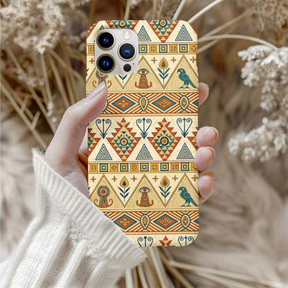 Artistic Egypt Motif Aztec Design Pattern Custom Phone Case - Walk Greener