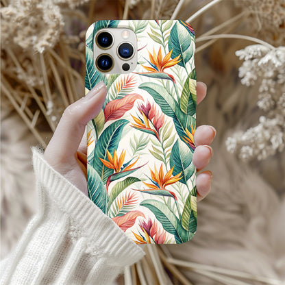 Vibrant Tropical Floral Design Phone Case