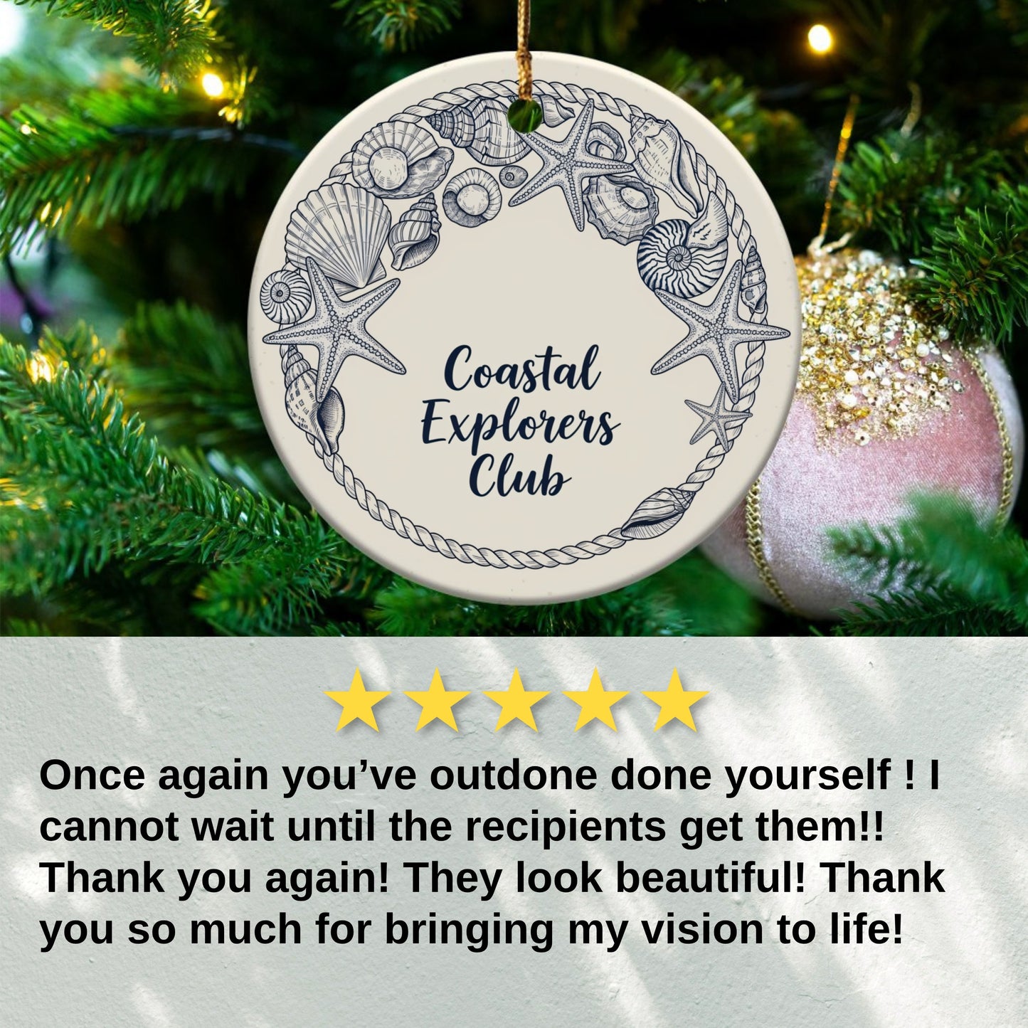 Coastal Explorers Club Decorative Ornament product