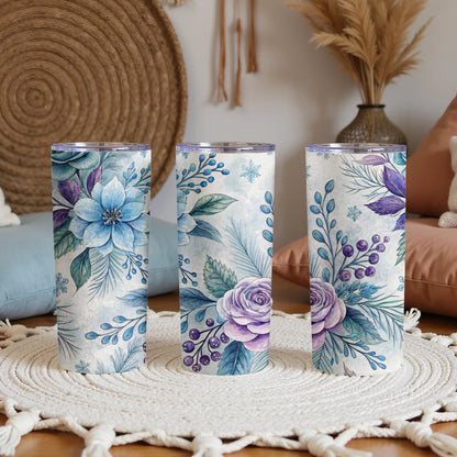 Floral and Nature Inspired Design Tumbler for a Stylish Look