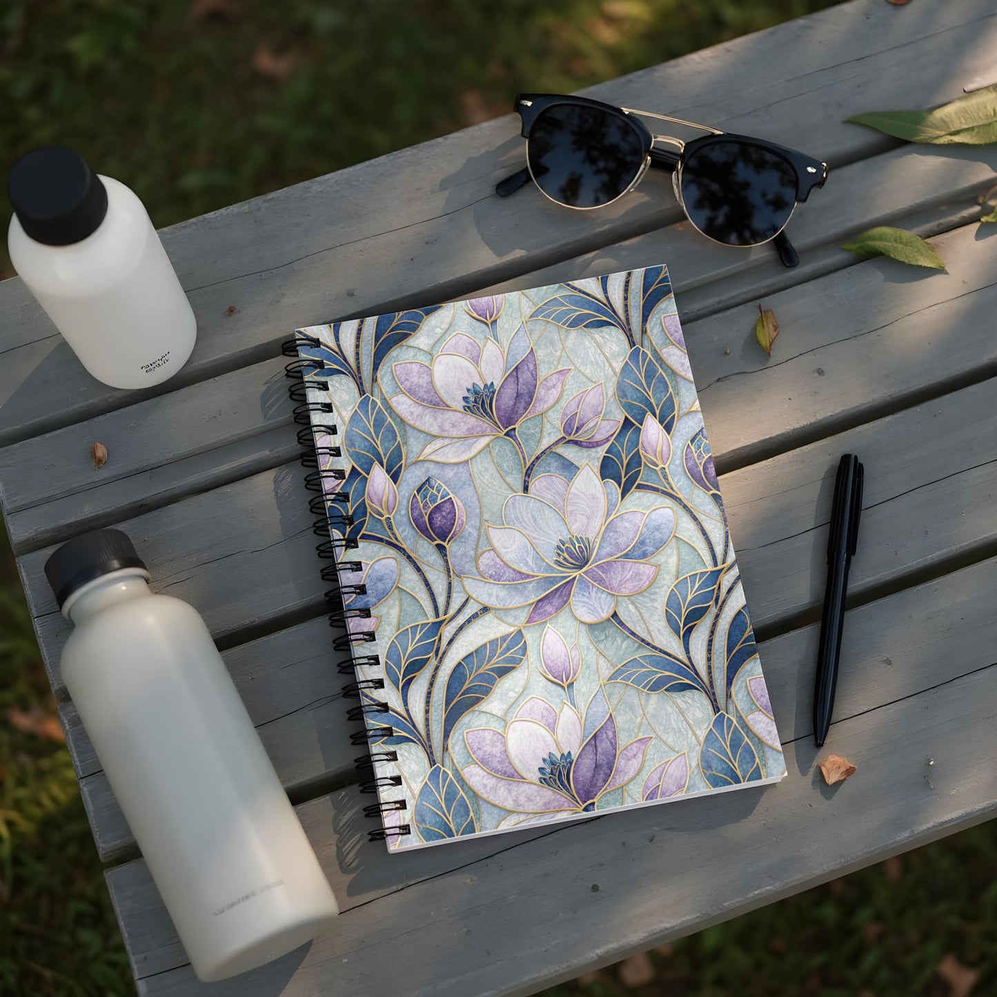 Stunning Floral Spiral Bound Notebook for Everyday Use