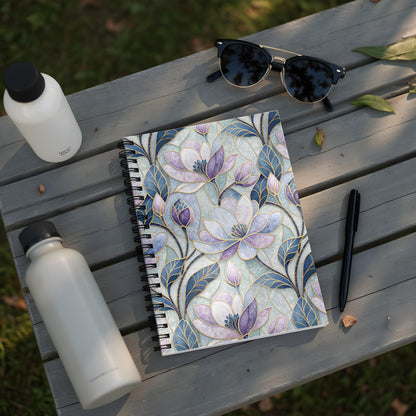 Stunning Floral Spiral Bound Notebook for Everyday Use