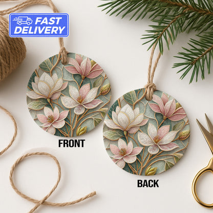 Floral Circle Hanging Ornaments Fast Delivery
