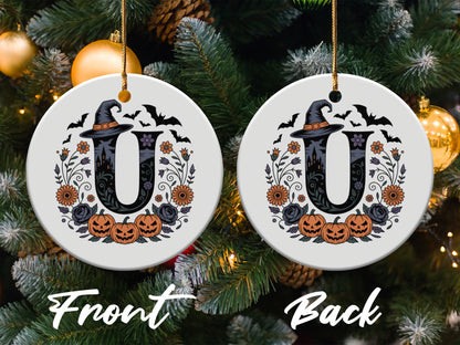 Halloween Witch Initial Letter Ornament product