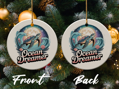 Ocean Dreamer Turtle Christmas Tree Ornament product type