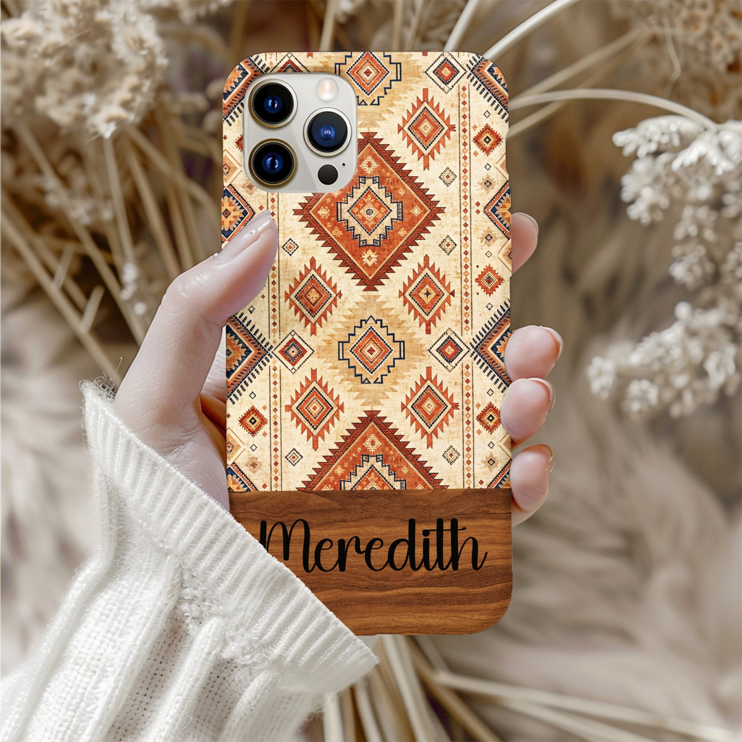 Personalized Meredith Tribal Pattern Phone Case