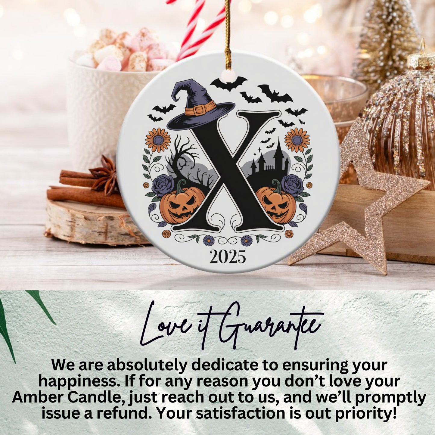 Halloween Themed Personalized 2025 Ornaments product type