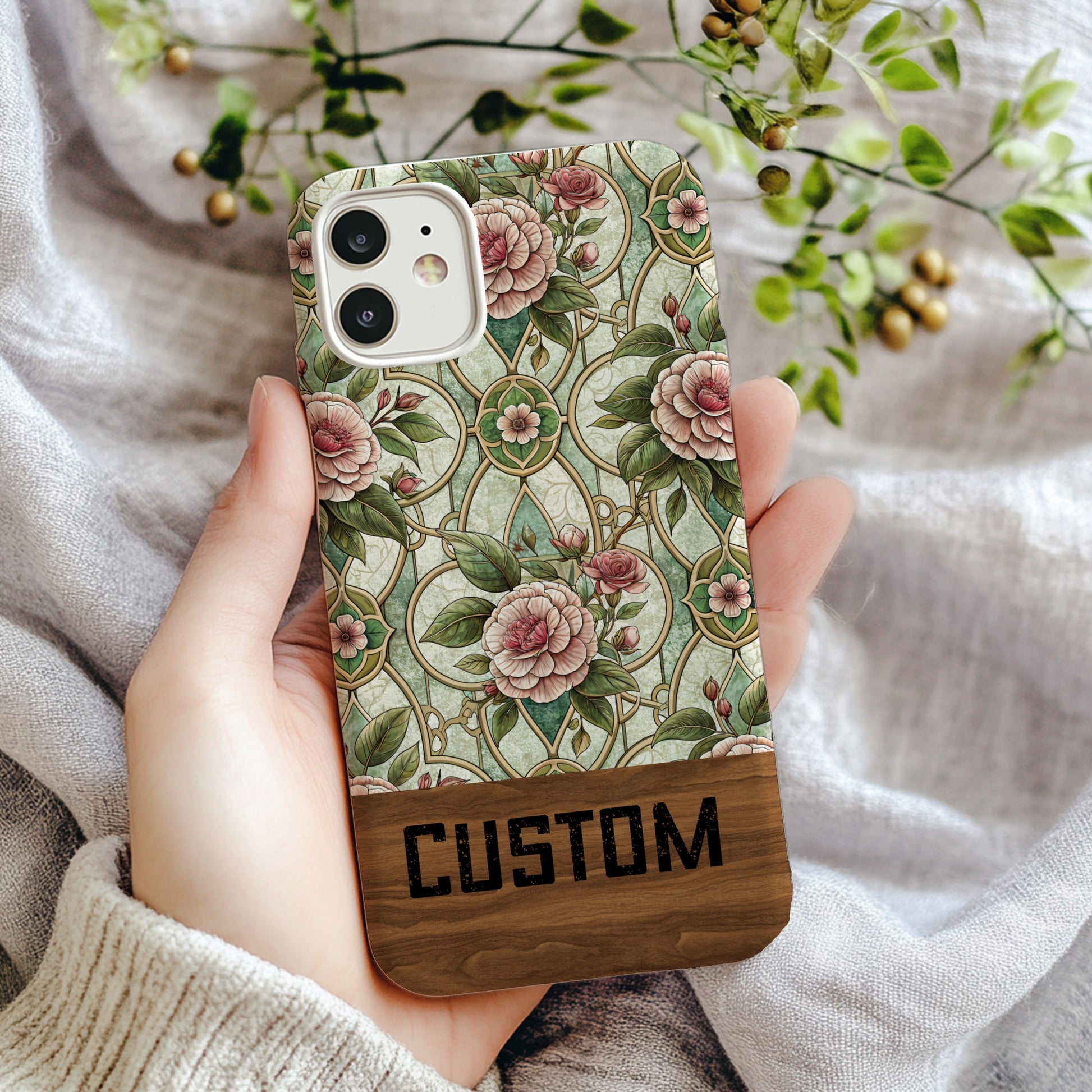 Custom Floral Vintage Pattern Phone Case