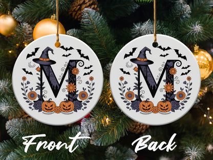 Halloween Witch Initial Ornament Hanging Decoration product type