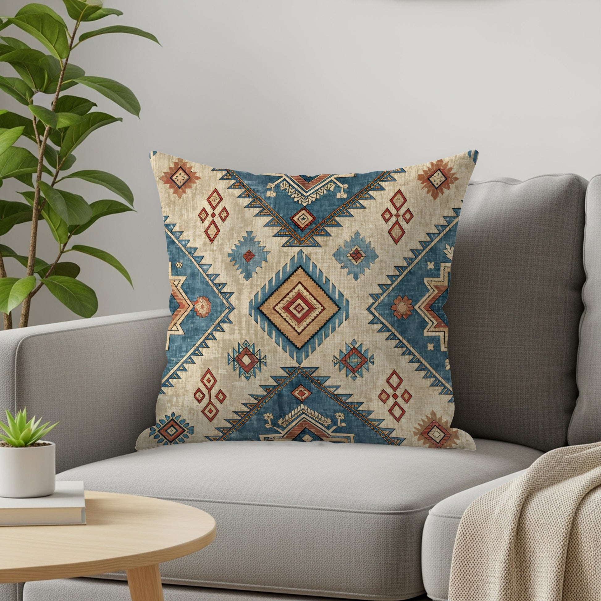 Southwestern Style Throw Pillow for Home Decor
