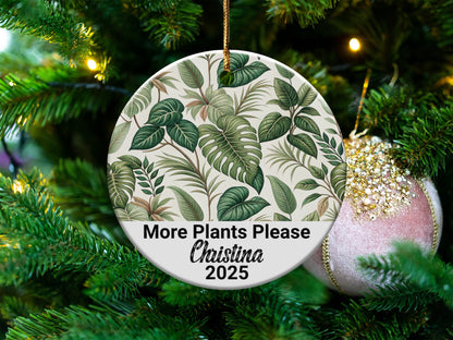 More Plants Please Christina 2025 Ornament product type