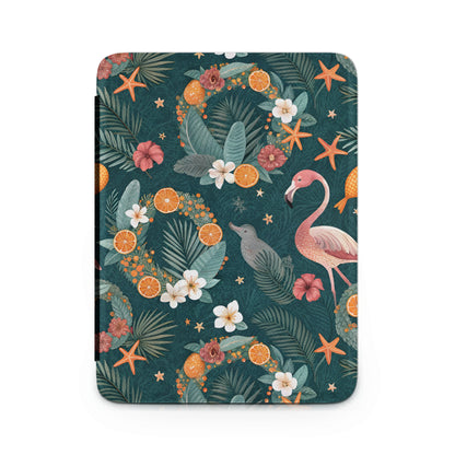 Tropical Flamingo and Orange Themed Print Cover Accessory