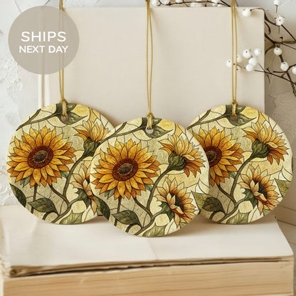 Stunning Floral Sunflower Ornament Design for Home Decor