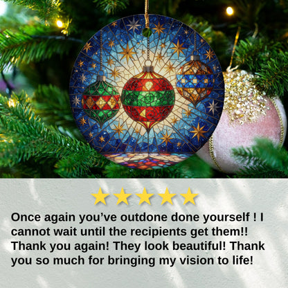 Colorful Festive Ornament Design Christmas Product