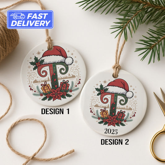 Personalized Christmas Monogram Ornament 2025 Product