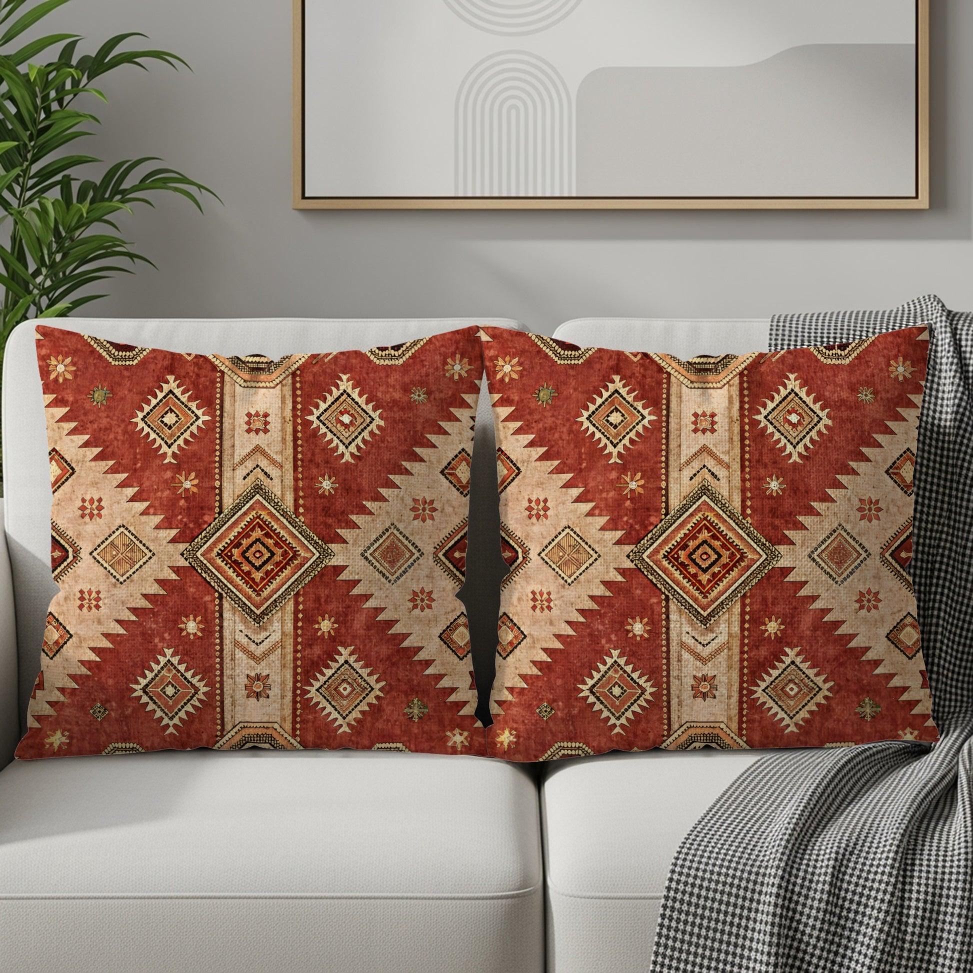 Southwestern Style Throw Pillow Covers Home Decor Product