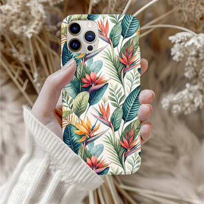 Tropical Floral Botanical Pattern Phone Case