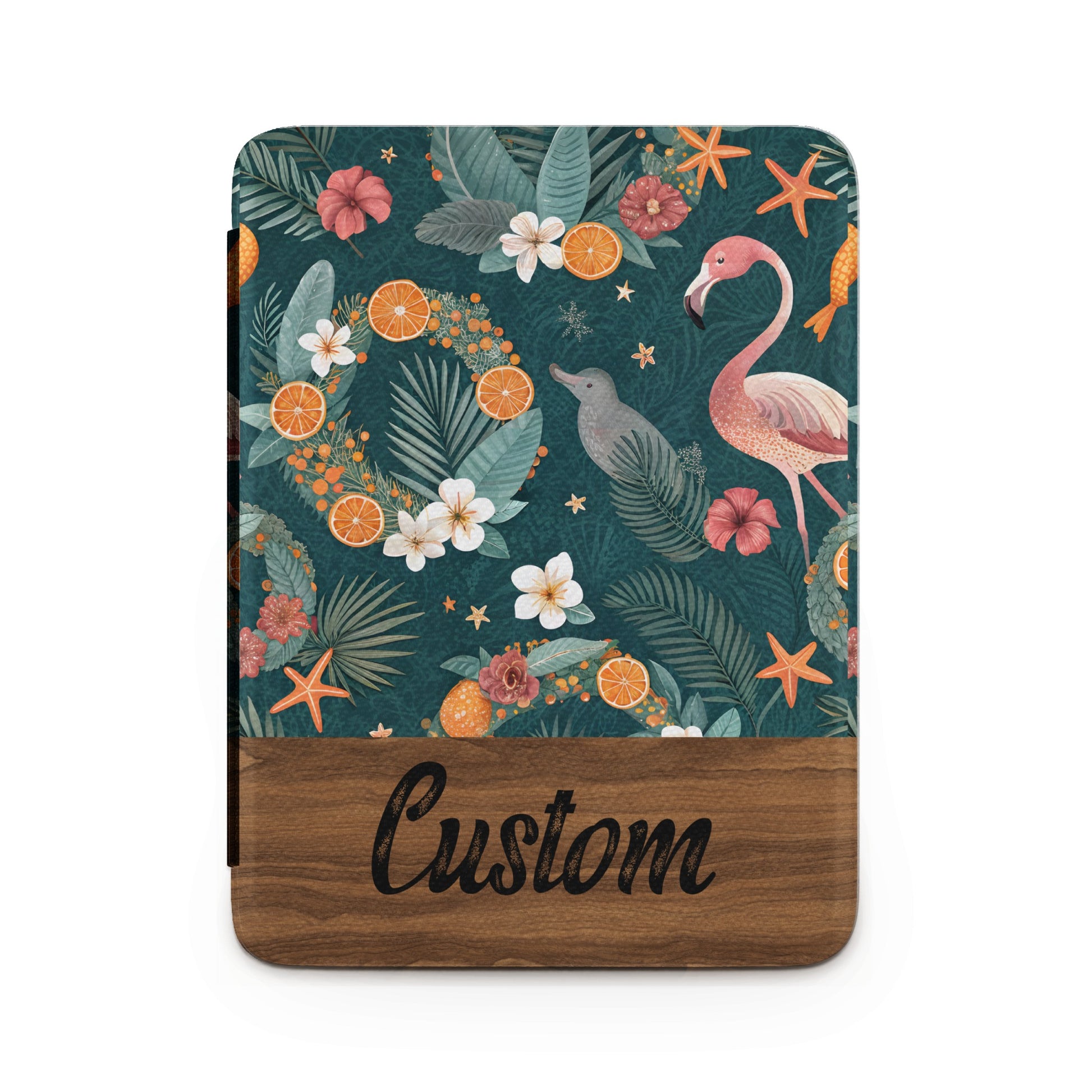 Tropical Florals and Wildlife Design Custom Notebook