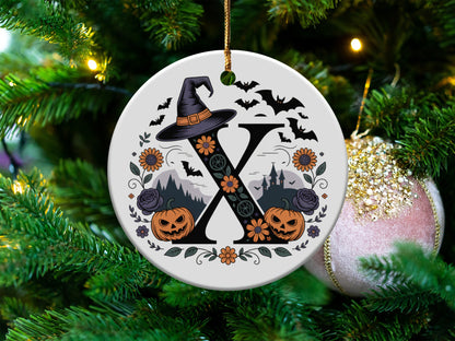 Halloween Theme Personalized Christmas Ornament product type