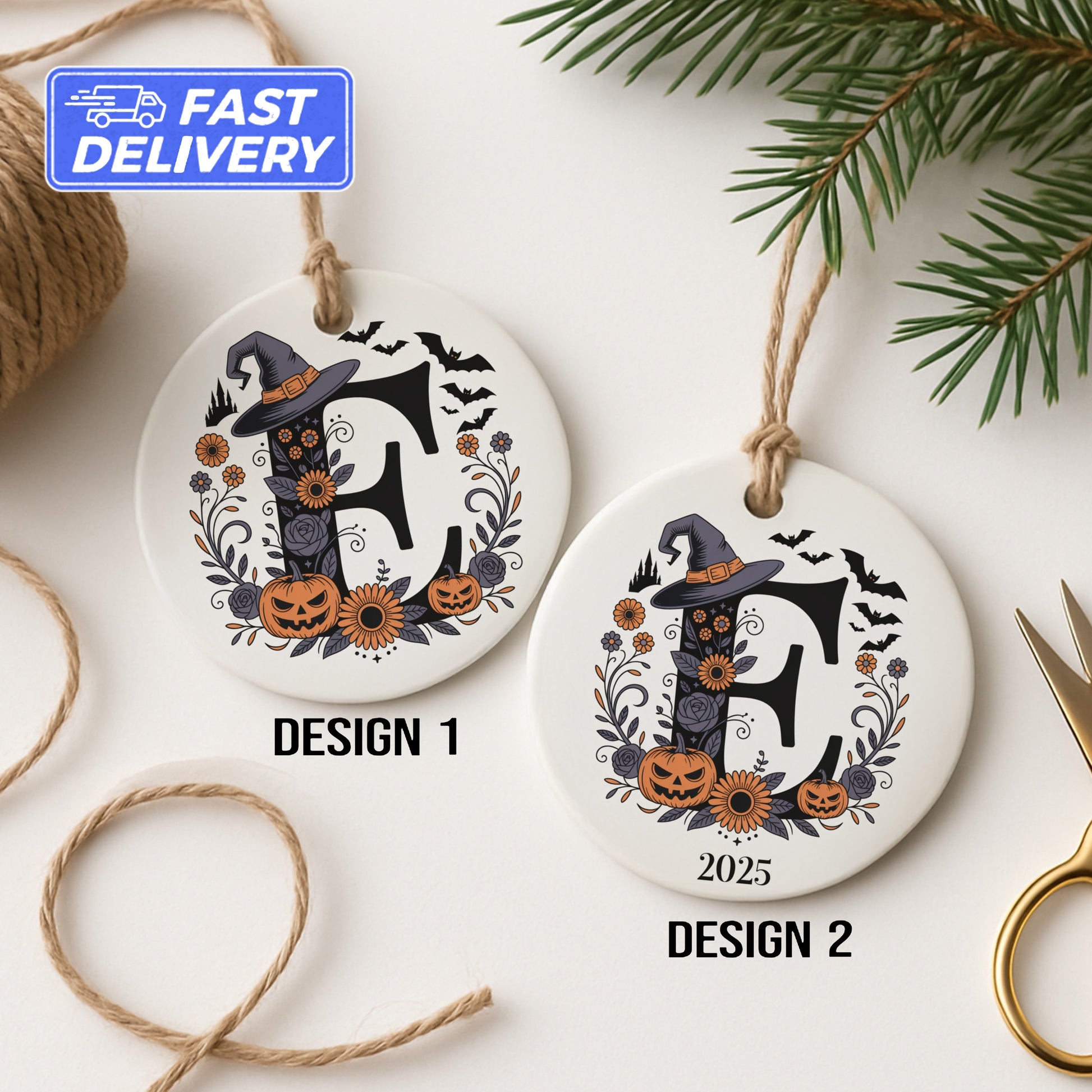 Personalized Halloween Dog Pumpkin Ornament product