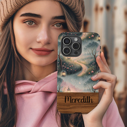 Dreamy Fairytale Path With Lanterns Custom Phone Case - Walk Greener