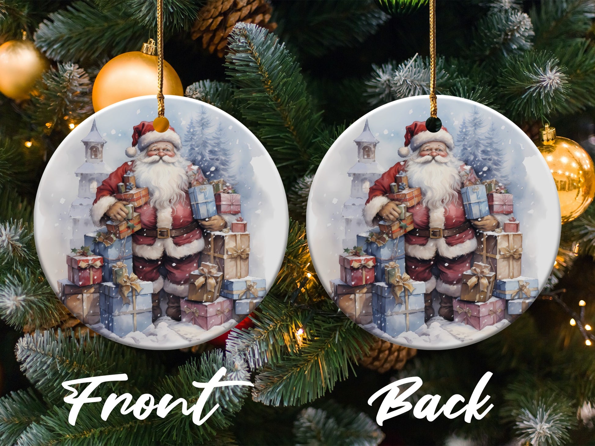 Santa Claus Christmas Tree Ornament Holiday product