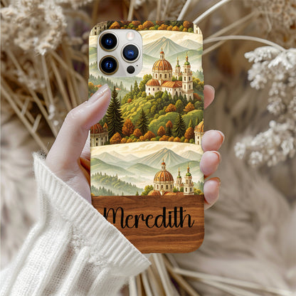 Personalized Scenic Castle Phone Case Meredith Design