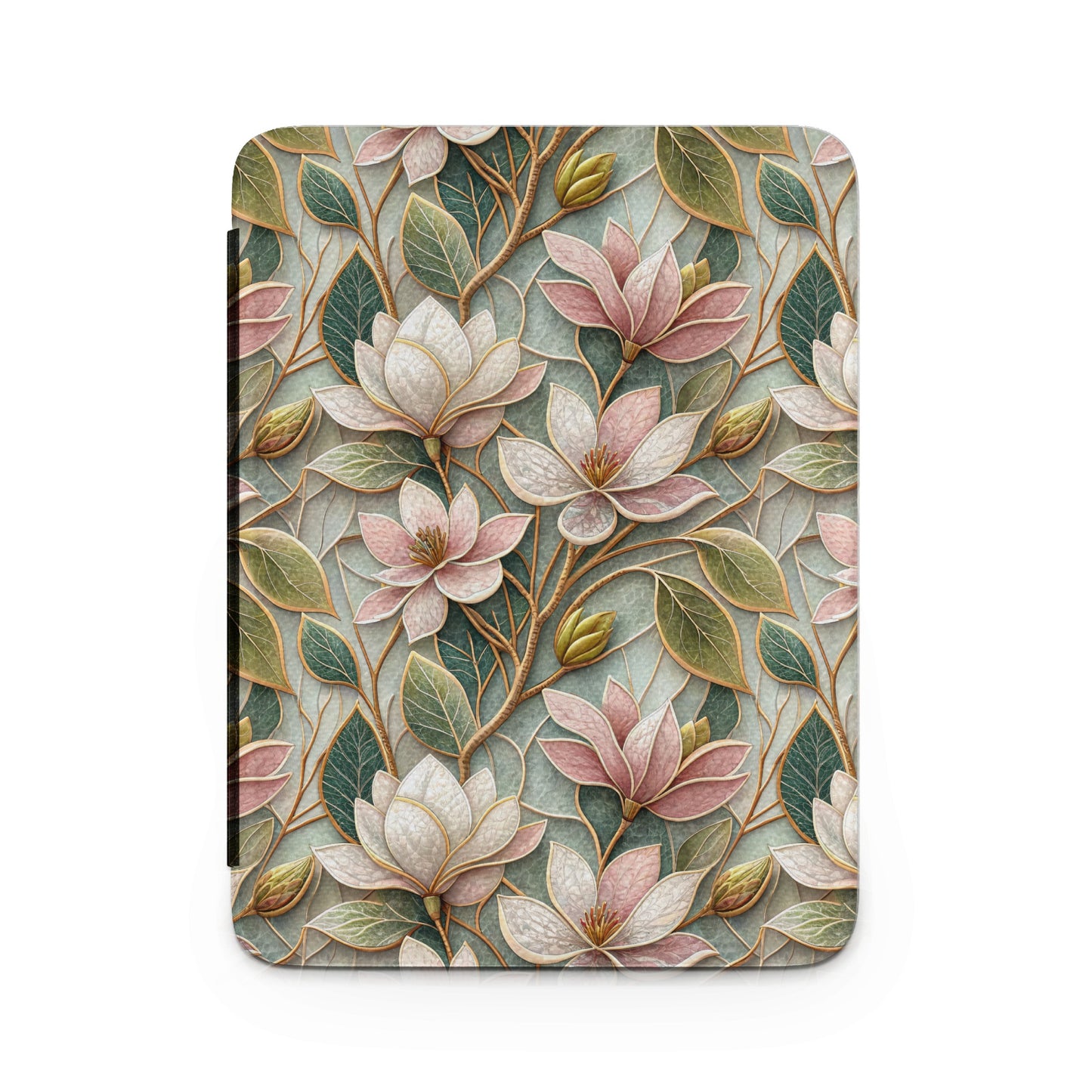Elegant Floral Design with Pink and Green Accents Cover