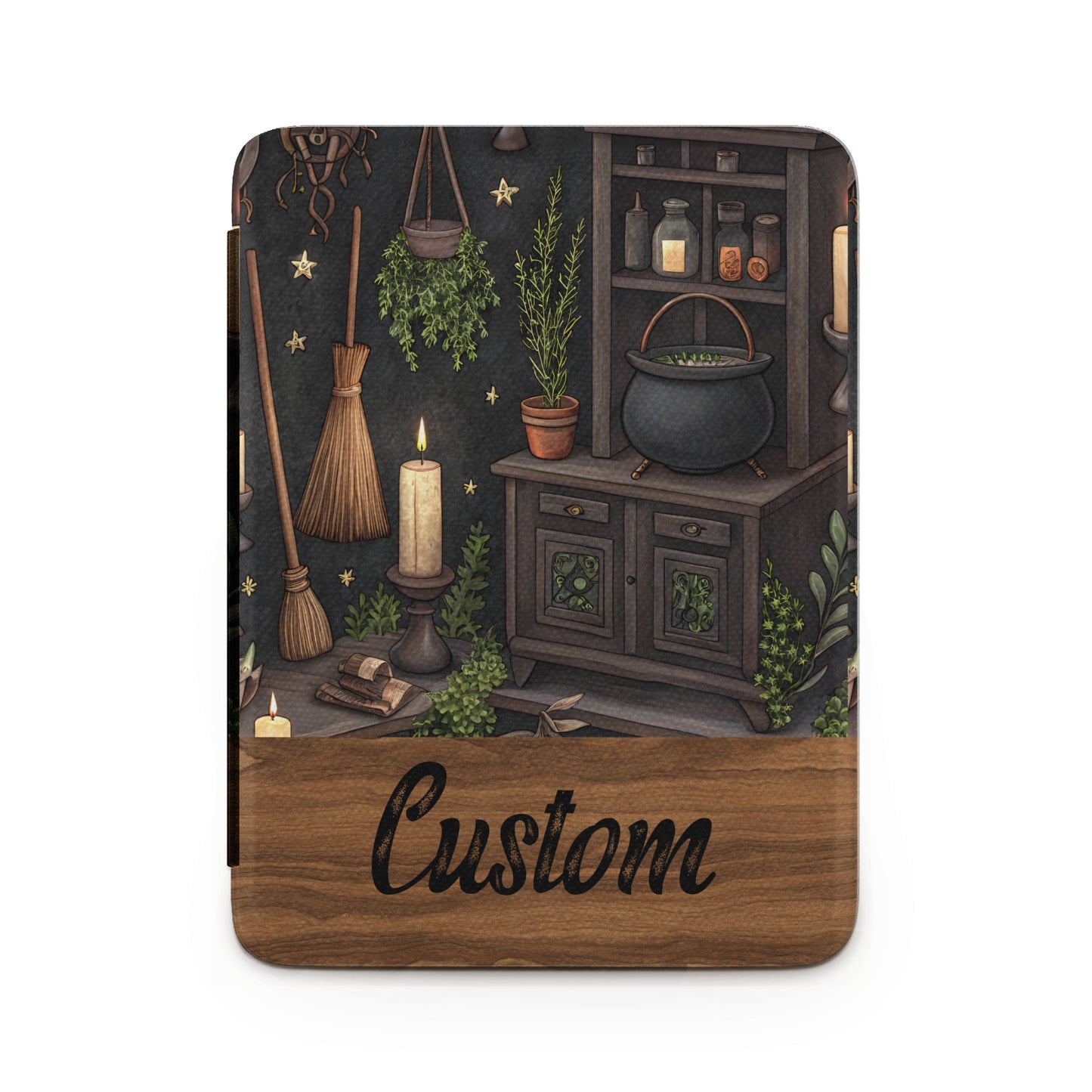 Custom Witchy and Rustic Themed Tablet Case