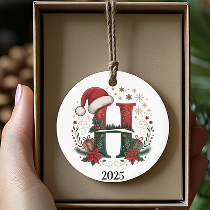 Personalized Christmas Ornament 2025 Holiday product type
