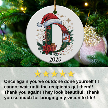 Personalized Christmas Ornament 2025 Festive Product