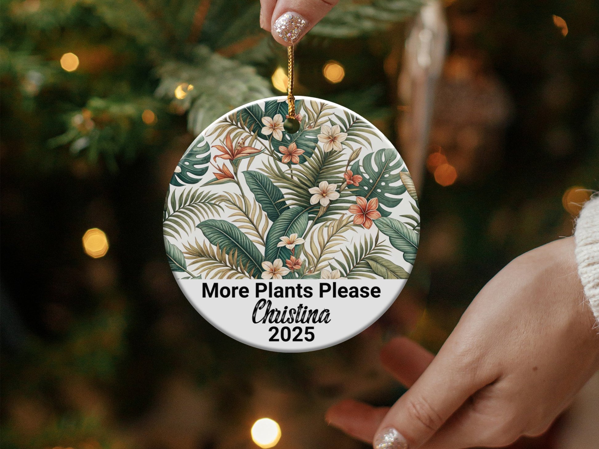 More Plants Please Christina 2025 Ornament product