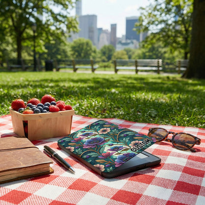Custom Floral Pattern Tablet Cover Picnic Edition