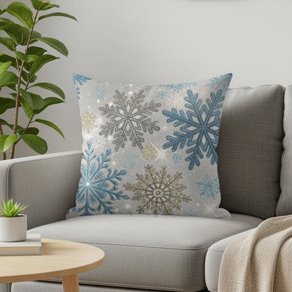 Winter Snowflakes Decorative Throw Pillow product