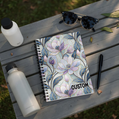 Custom Floral Pattern Design Notebook for Creative Use