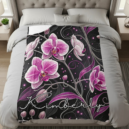 Kimberly Orchid Flower Design Bedding