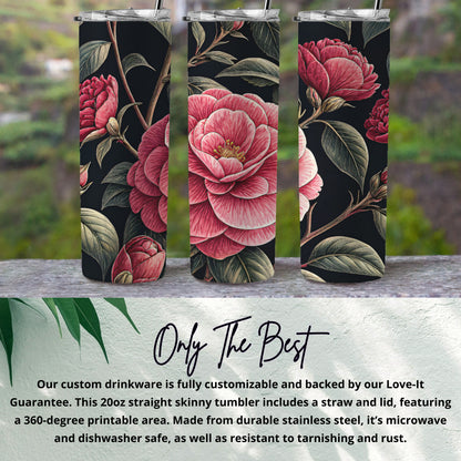Pink Petal Power A Floral Fantasy Design Tumblers - Walk Greener